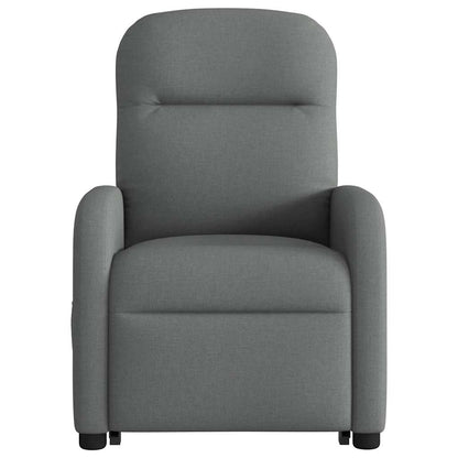 Fauteuil relax électrique inclinable et releveur vidaXL, tissu gris foncé