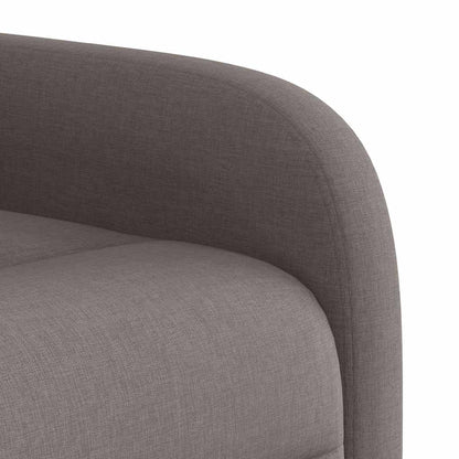 vidaXL Relaxsessel mit Aufstehhilfe Elektrisch Taupe Stoff