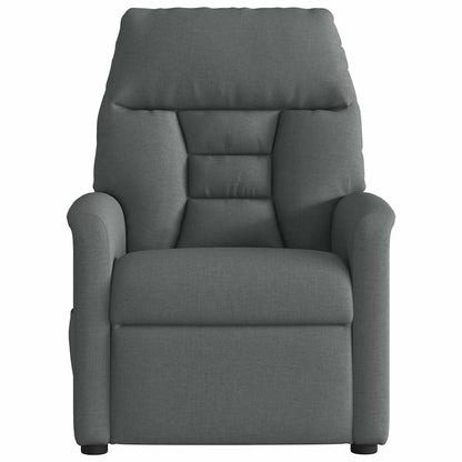 vidaXL Relaxsessel Elektrisch Dunkelgrau Stoff