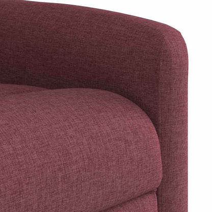 vidaXL Relaxsessel Elektrisch Weinrot Stoff