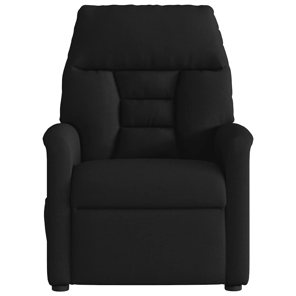 vidaXL Massagesessel Elektrisch Schwarz Stoff