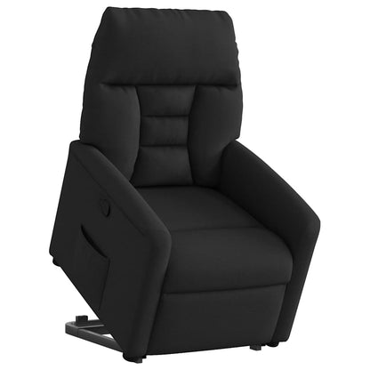 vidaXL Fauteuil releveur relax électrique en tissu noir