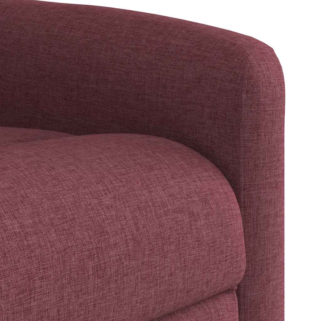 vidaXL Relaxsessel mit Aufstehhilfe Weinrot Stoff