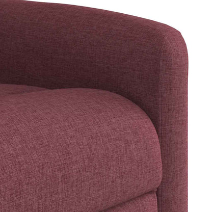 vidaXL Relaxsessel mit Aufstehhilfe Weinrot Stoff