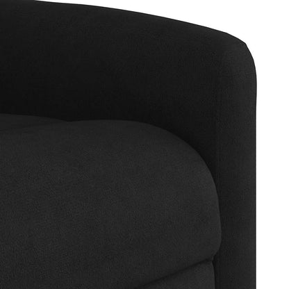 vidaXL Massagesessel Elektrisch Schwarz Mikrofasergewebe