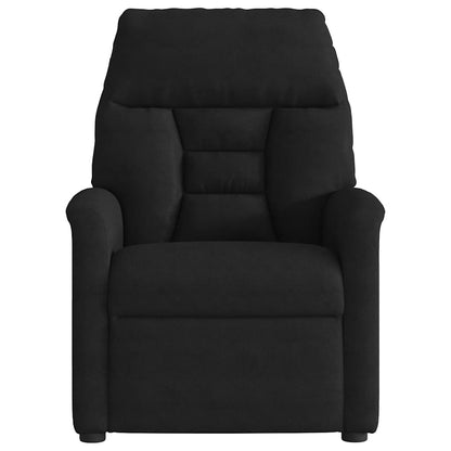 vidaXL Massagesessel Elektrisch Schwarz Mikrofasergewebe