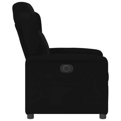 vidaXL Fauteuil relax électrique noir en tissu