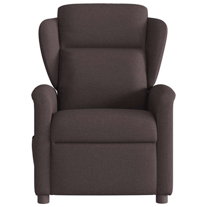 vidaXL Relaxsessel Elektrisch Dunkelbraun Stoff