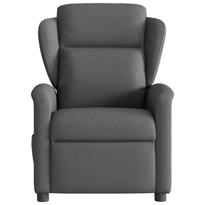 vidaXL Massagesessel Elektrisch Dunkelgrau Stoff