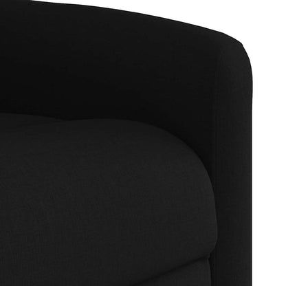 vidaXL Fauteuil de massage électrique Noir Tissu