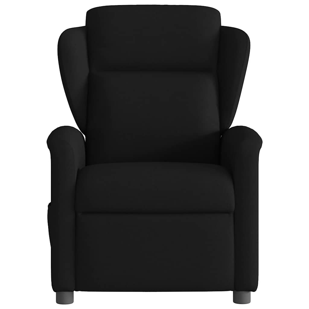 vidaXL Fauteuil de massage électrique Noir Tissu