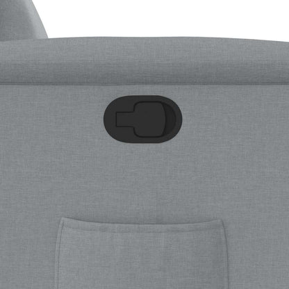 vidaXL Fauteuil inclinable releveur tissu gris clair