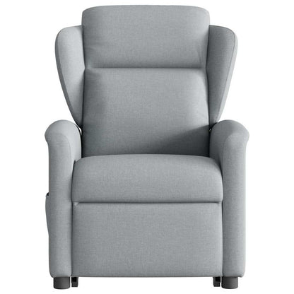 vidaXL Fauteuil inclinable releveur tissu gris clair