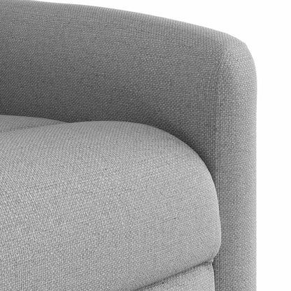 vidaXL Fauteuil releveur électrique gris nuage en tissu