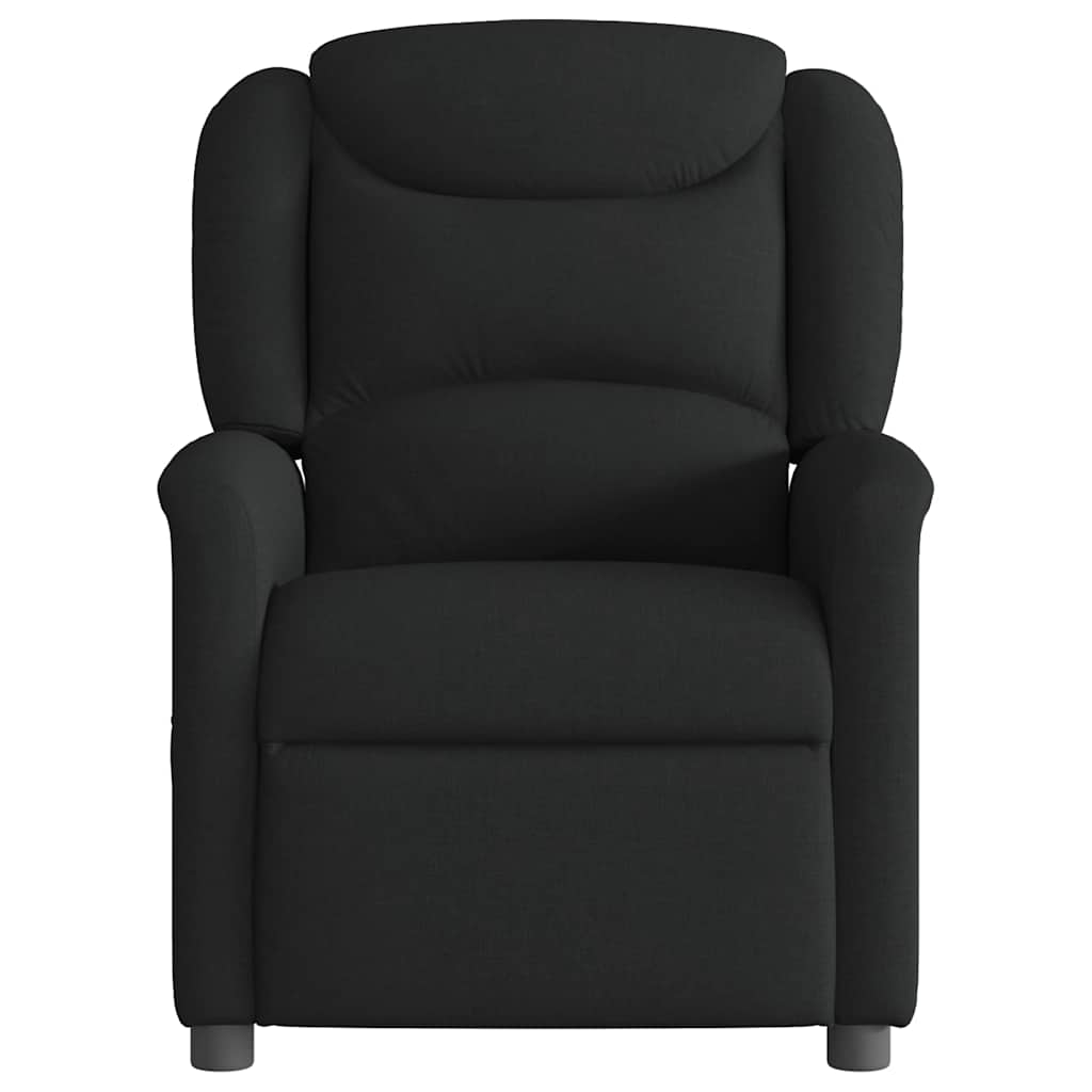 vidaXL Fauteuil relax électrique noir en tissu