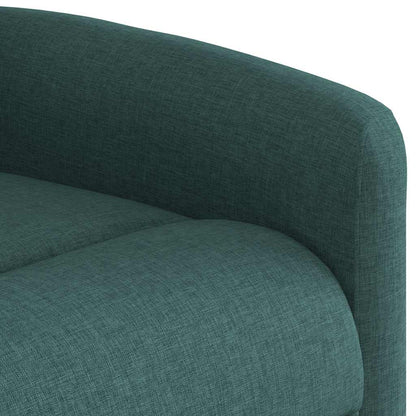 vidaXL Fauteuil relax électrique Vert foncé Tissu