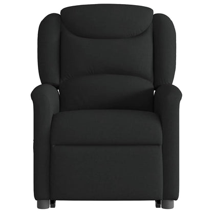 vidaXL Fauteuil releveur inclinable électrique noir en tissu