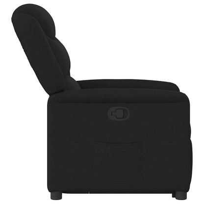 vidaXL Fauteuil releveur inclinable électrique noir en tissu
