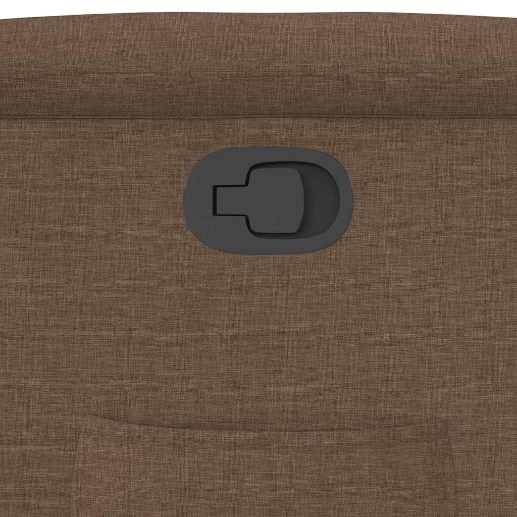 vidaXL Relaxsessel mit Aufstehhilfe Braun Stoff