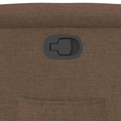 vidaXL Relaxsessel mit Aufstehhilfe Braun Stoff