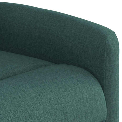 vidaXL Relaxsessel mit Aufstehhilfe Dunkelgrün Stoff