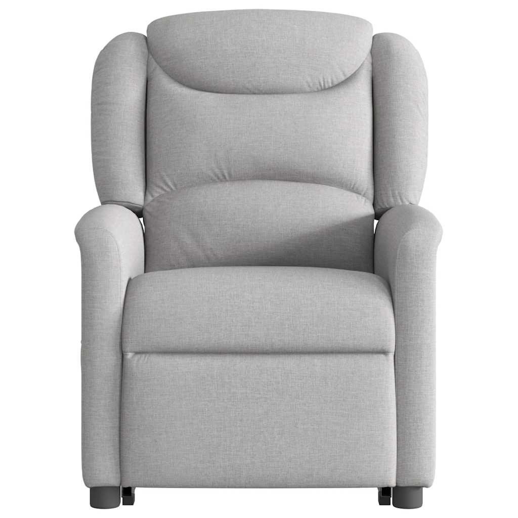 vidaXL Fauteuil relax avec fonction releveur Gris nuage Tissu