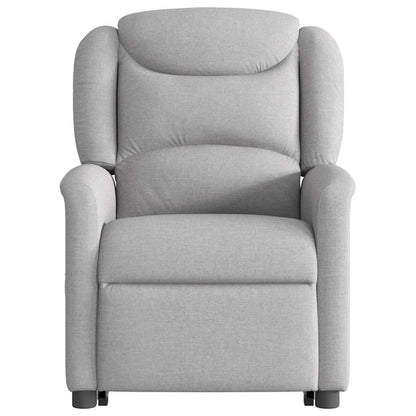 vidaXL Fauteuil relax avec fonction releveur Gris nuage Tissu