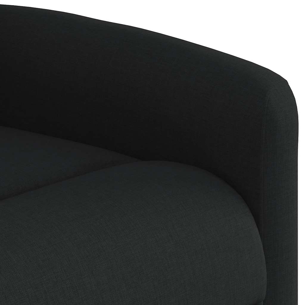 vidaXL Relaxsessel mit Aufstehhilfe Elektrisch Schwarz Stoff