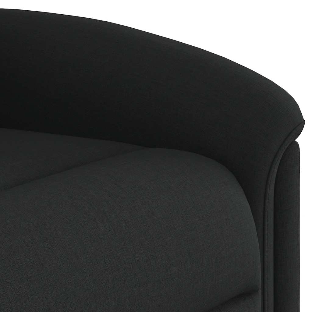 vidaXL Relaxsessel Elektrisch Schwarz Stoff