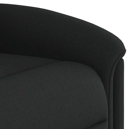 vidaXL Relaxsessel Elektrisch Schwarz Stoff