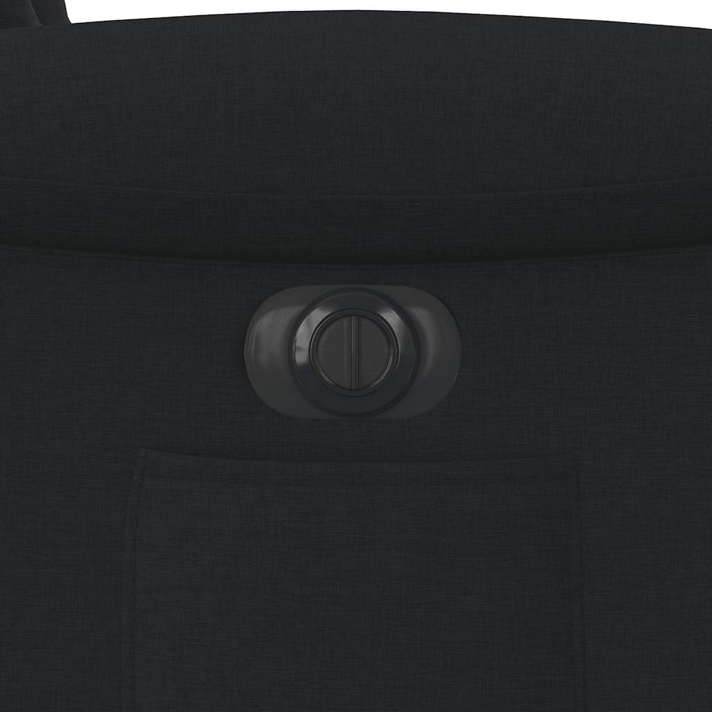 vidaXL Relaxsessel Elektrisch Schwarz Stoff