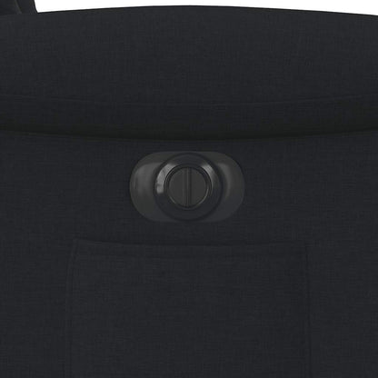 vidaXL Relaxsessel Elektrisch Schwarz Stoff
