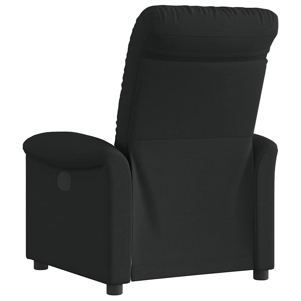 vidaXL Relaxsessel Elektrisch Schwarz Stoff