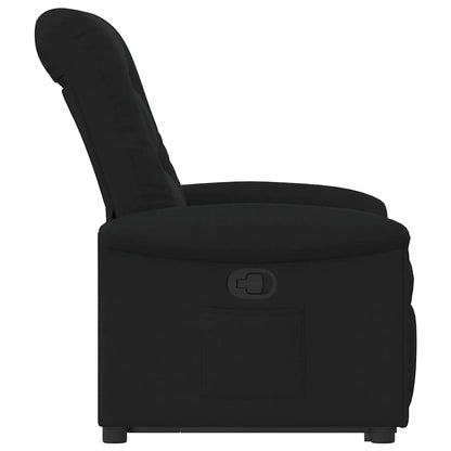 Fauteuil releveur vidaXL noir en tissu