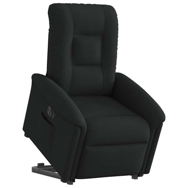 vidaXL Fauteuil relax électrique avec fonction releveur Tissu Noir