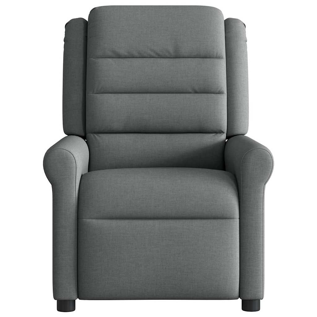 vidaXL Relaxsessel Elektrisch Dunkelgrau Stoff