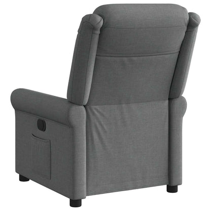 vidaXL Relaxsessel Elektrisch Dunkelgrau Stoff