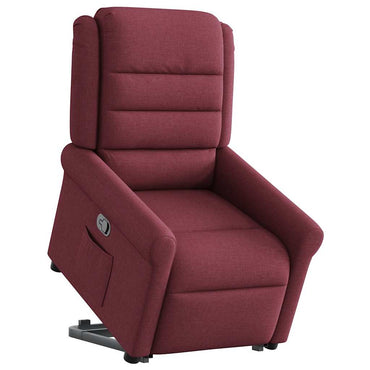 vidaXL Fauteuil releveur inclinable tissu bordeaux