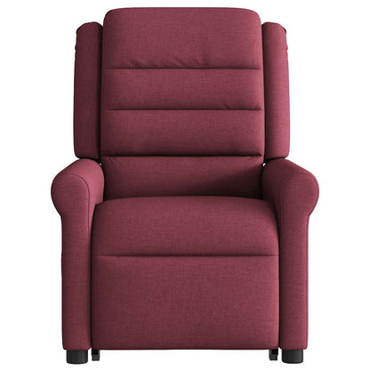 vidaXL Fauteuil releveur inclinable tissu bordeaux