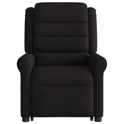 vidaXL Fauteuil de massage électrique releveur tissu noir