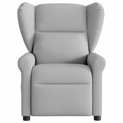 vidaXL Fauteuil relax électrique gris nuage tissu