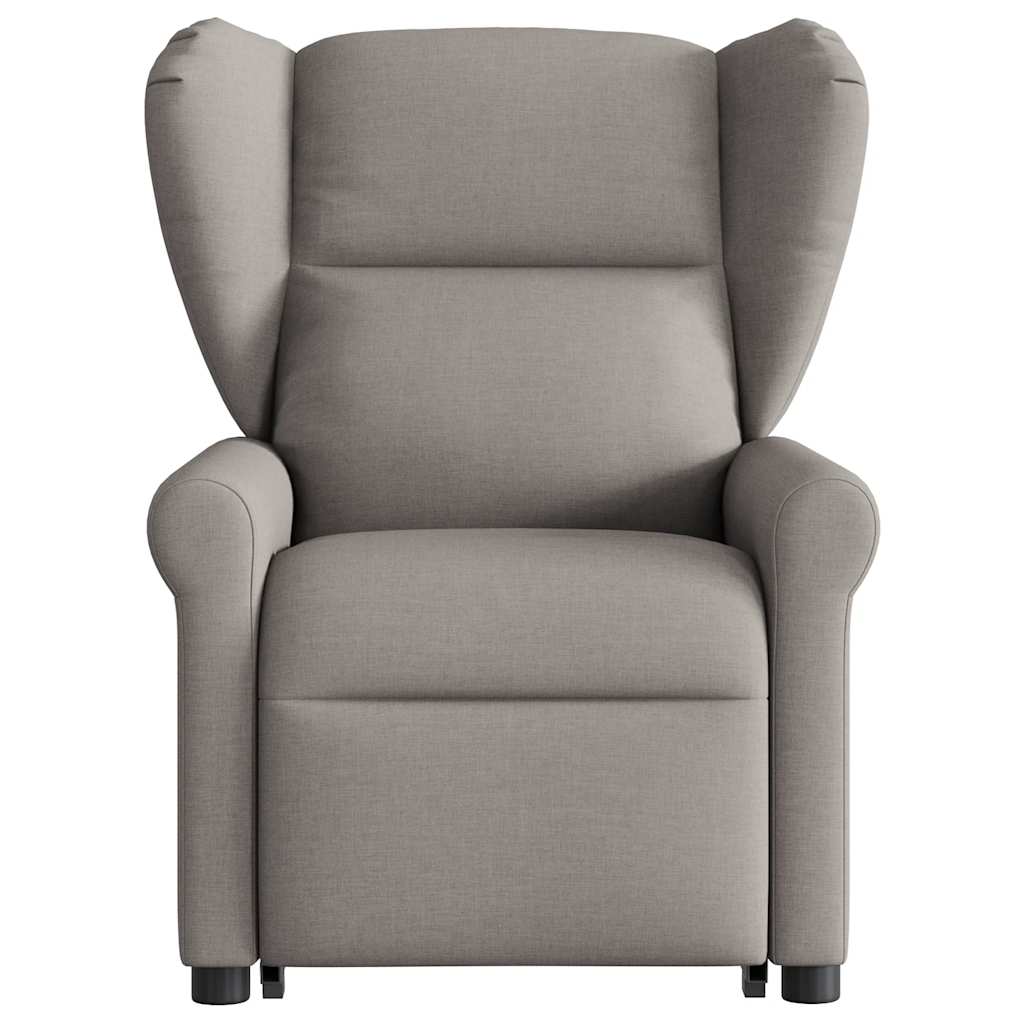 Fauteuil de massage releveur taupe en tissu vidaXL