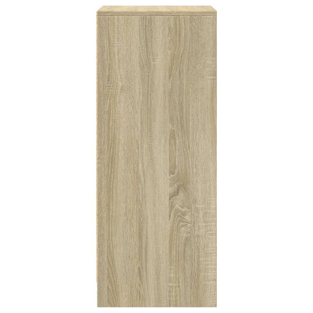 LED-Sideboard Sonoma-Eiche 42,5x34x85 cm Holzwerkstoff