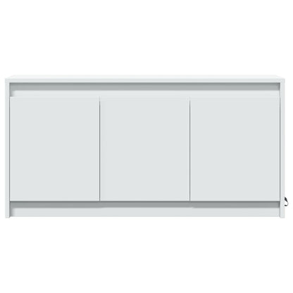 vidaXL TV-Schrank mit LED-Beleuchtung Weiß 100x34x50 cm Holzwerkstoff