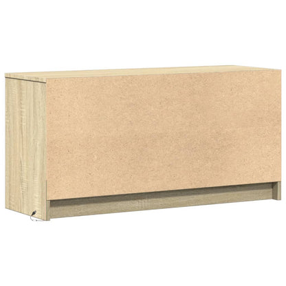 vidaXL TV-Schrank mit LED-Beleuchtung Sonoma-Eiche 100x34x50 cm