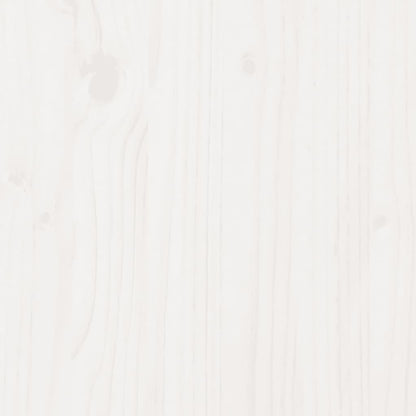 Seniorenbett mit Kopfteil ohne Matratze Weiß 200x200 cm