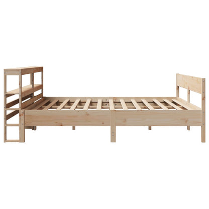 vidaXL Massivholzbett ohne Matratze 180x200 Kiefernholz