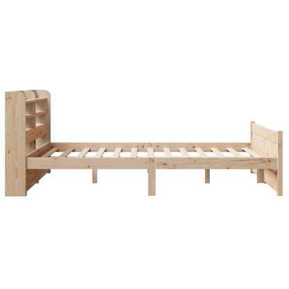 vidaXL Bettgestell mit Kopfteil ohne Matratze 120x190 cm