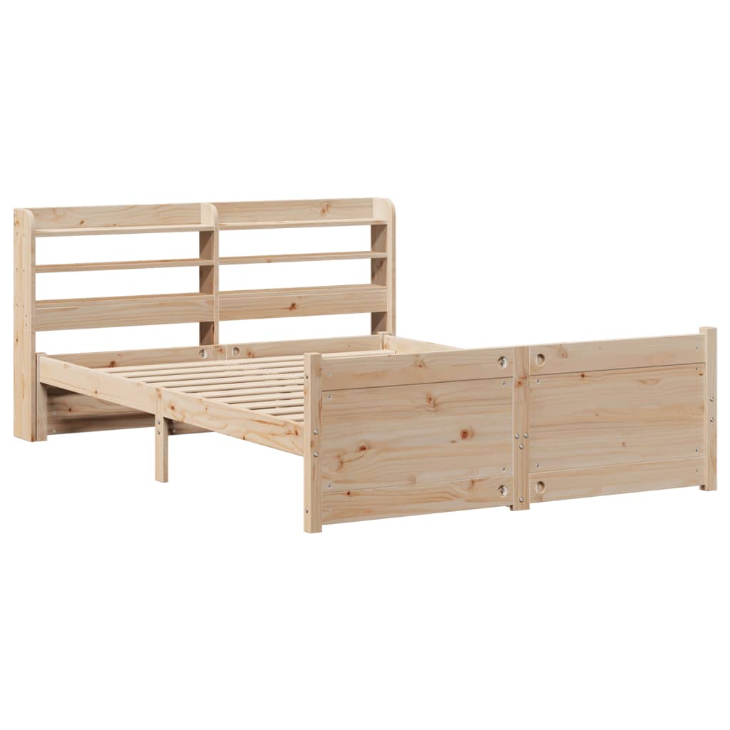 vidaXL Cadre de lit avec tête de lit sans matelas 120x200 cm