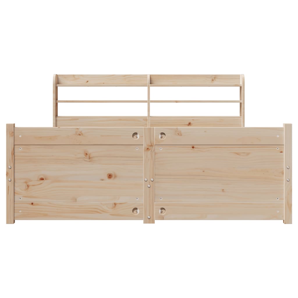 vidaXL Cadre de lit avec tête de lit sans matelas 120x200 cm